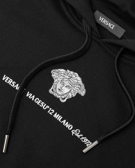 versace gym medusa hoodie|Medusa Milano Hoodie Black .